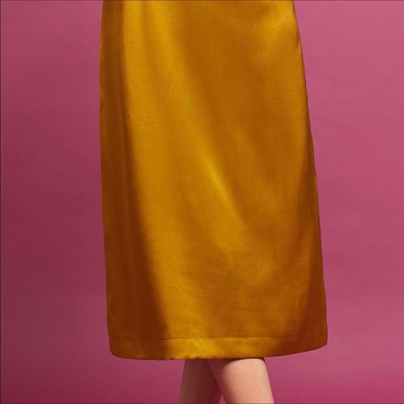 Out of stock Anthropologie raffled satin dress - Picture 6 of 8